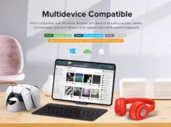 TECLAST ασύρματο πληκτρολόγιο K10, Bluetooth, 25x15cm, μαύρο 2