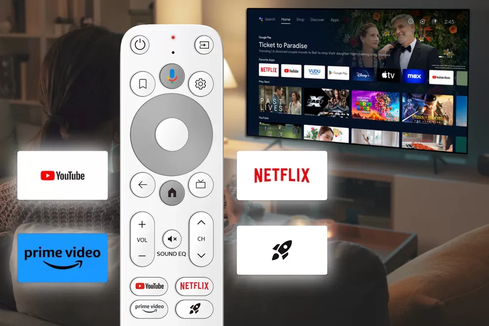 HOMATICS TV Stick HD, 1080p, 1/32GB, WiFi, Google/Netflix πιστοποίηση, Android 11 6 HOMATICS TV Stick HD, 1080p, 1/32GB, WiFi, Google/Netflix πιστοποίηση, Android 11 - Image 4