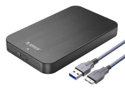 ORICO θήκη για 2.5" SATA HDD/SSD HM25U3, 5Gbps, μαύρη 1