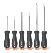 DELI σετ κατσαβίδια HT1006C, 3x ίσια & 3x σταυρωτά, μαγνητικά, 6τμχ