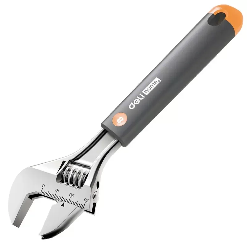 DELI γαλλικό κλειδί HT1508C, ρυθμιζόμενο 0-30mm, 200mm 3 DELI γαλλικό κλειδί HT1508C, ρυθμιζόμενο 0-30mm, 200mm