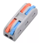 POWERTECH κλέμα σύνδεσης καλωδίων HUH-0090, 2 θέσεων, 0.08mm-4mm², 10τμχ 1