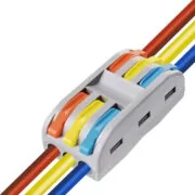 POWERTECH κλέμα σύνδεσης καλωδίων HUH-0091, 3 θέσεων, 0.08mm-4mm², 10τμχ 2