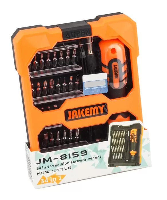 JAKEMY σετ κατσαβιδιών ακριβείας JM-8159 με θήκη, CR-V, 34τμχ 5 JAKEMY σετ κατσαβιδιών ακριβείας JM-8159 με θήκη, CR-V, 34τμχ - Image 3