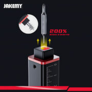 JAKEMY σετ κατσαβίδι ακριβείας JM-8195 με 10x δίπλες μύτες, μαγνητικό 5