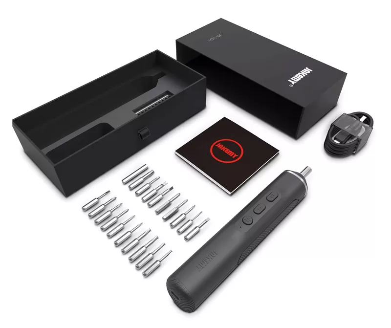 JAKEMY ηλεκτρικό κατσαβίδι JM-Y01 με LED φακό, 2000mAh, 20 μύτες 6 JAKEMY ηλεκτρικό κατσαβίδι JM-Y01 με LED φακό, 2000mAh, 20 μύτες - Image 4