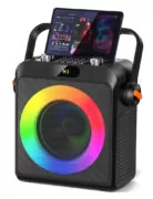 JYX φορητό ηχείο T19-T με 2x μικρόφωνα, 18W, 3000mah, LED, μαύρο 8