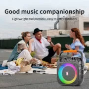 JYX φορητό ηχείο T26-T με 2x μικρόφωνα, 20W, 4000mah, LED, μαύρο 15 JYX φορητό ηχείο T26-T με 2x μικρόφωνα, 20W, 4000mah, LED, μαύρο 2