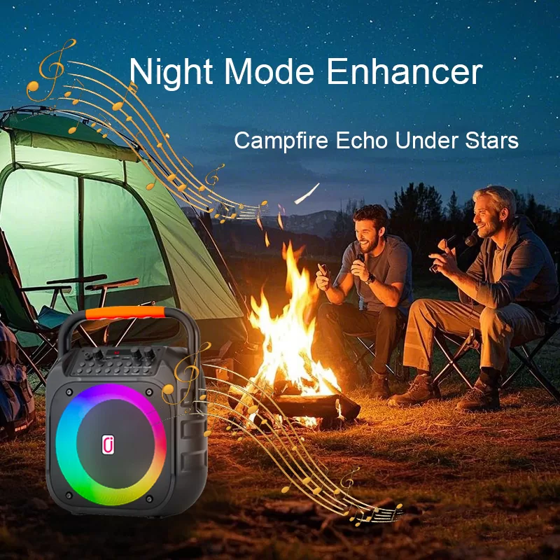JYX φορητό ηχείο T26-T με 2x μικρόφωνα, 20W, 4000mah, LED, μαύρο 12 JYX φορητό ηχείο T26-T με 2x μικρόφωνα, 20W, 4000mah, LED, μαύρο - Image 10