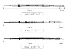 KAISI σετ soldering tip C210, τύπου I/IS/K, 3τμχ 4