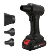 KINZIR ηλεκτρικό air duster AD47, 400W, 10000mAh, μαύρο 1