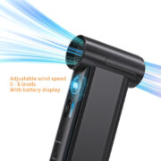KINZIR 2 σε 1 σκουπάκι χειρός & air duster AD51, 180W, 4000mAh, μαύρο 2