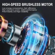 KINZIR 2 σε 1 σκουπάκι χειρός & air duster AD51, 180W, 4000mAh, μαύρο 3