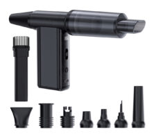 KINZIR 2 σε 1 σκουπάκι χειρός & air duster AD51, 180W, 4000mAh, μαύρο
