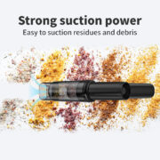 KINZIR 2 σε 1 σκουπάκι χειρός & air duster AD51, 180W, 4000mAh, μαύρο 5