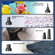 KINZIR ηλεκτρικό air duster AD57, 180W, 8000mAh, γκρι 3