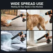 KINZIR ηλεκτρικό air duster AD61, 800W, 2000mAh, Brushless, μαύρο 10 KINZIR ηλεκτρικό air duster AD61, 800W, 2000mAh, Brushless, μαύρο 2