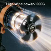 KINZIR ηλεκτρικό air duster AD61, 800W, 2000mAh, Brushless, μαύρο 11 KINZIR ηλεκτρικό air duster AD61, 800W, 2000mAh, Brushless, μαύρο 3