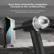 KINZIR 2 σε 1 σκουπάκι χειρός & air duster VC43, 70W, 6000mAh, μαύρο 3