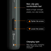 KINGSDUN σετ ηλεκτρικό κατσαβίδι KS-882042 με LED φακό, 2000mAh, 35 σε 1 3