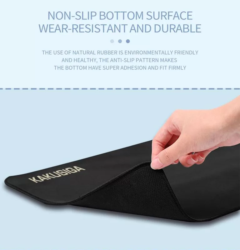 KAKUSIGA mouse pad KSC-1162, 26x21x0.2cm, μαύρο 5 KAKUSIGA mouse pad KSC-1162, 26x21x0.2cm, μαύρο - Image 3