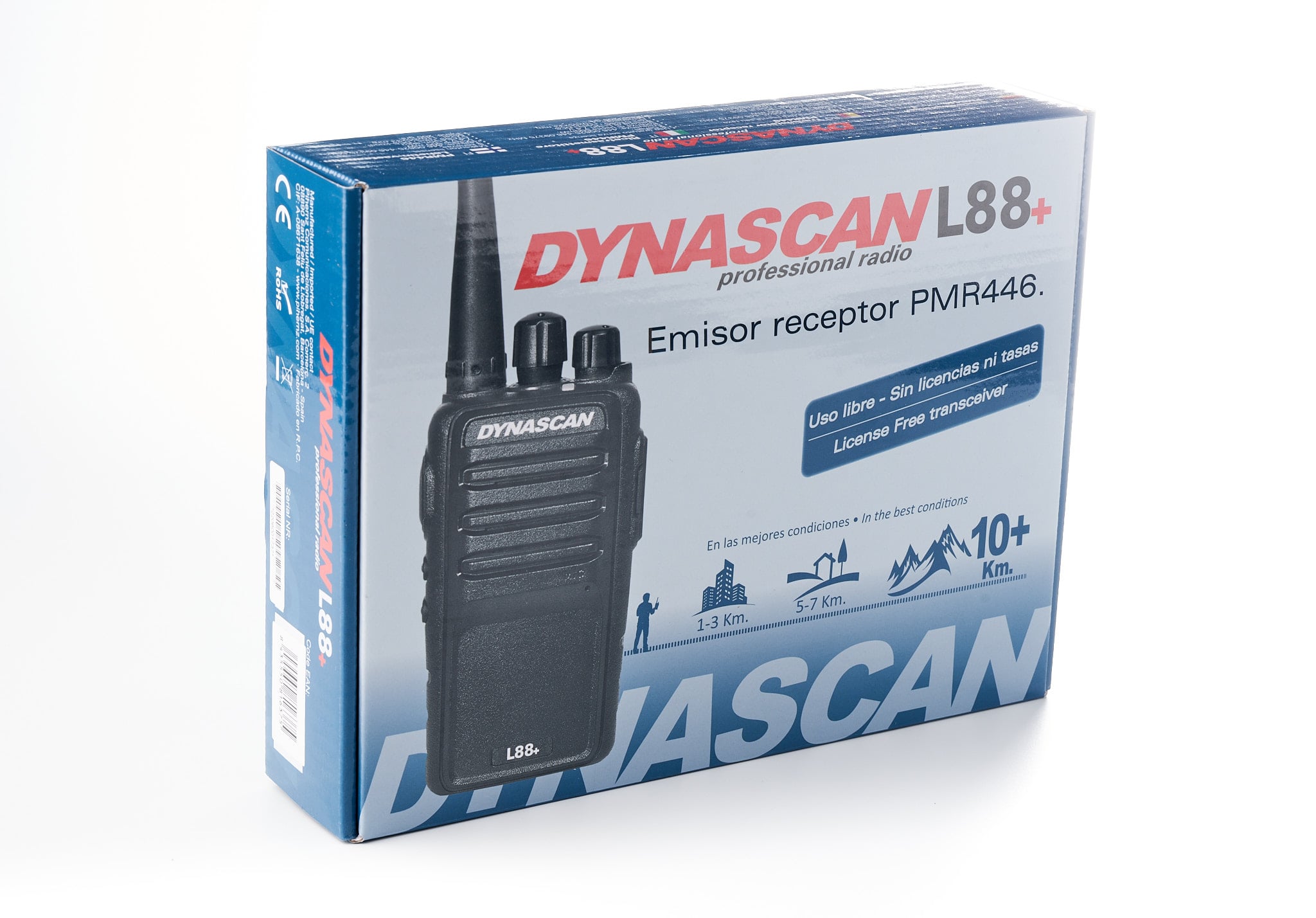 Dynascan L-88+ Plus – Επαγγελματικός Ασύρματος Πομποδέκτης PMR-446, 16 Κανάλια, VOX 9 Dynascan L-88+ Plus – Επαγγελματικός Ασύρματος Πομποδέκτης PMR-446, 16 Κανάλια, VOX - Image 7
