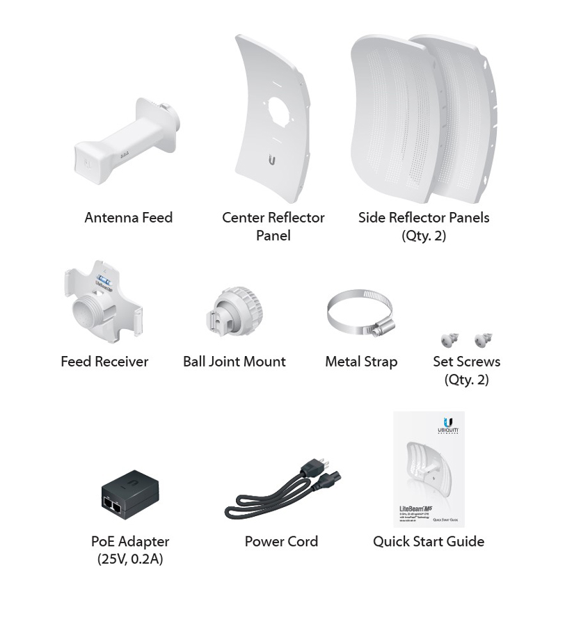 UBIQUITI LiteBeam M5 airMAX CPE Access Point LBE-M5-23, 23dBi, 5GHz 5 UBIQUITI LiteBeam M5 airMAX CPE Access Point LBE-M5-23, 23dBi, 5GHz - Image 3