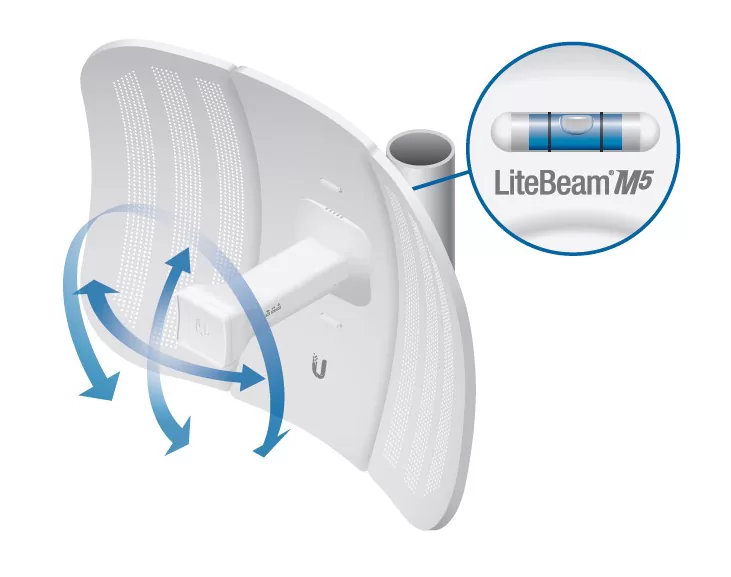 UBIQUITI LiteBeam M5 airMAX CPE Access Point LBE-M5-23, 23dBi, 5GHz 4 UBIQUITI LiteBeam M5 airMAX CPE Access Point LBE-M5-23, 23dBi, 5GHz - Image 2