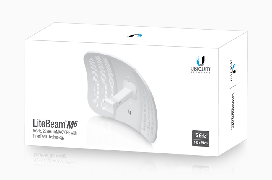 UBIQUITI LiteBeam M5 airMAX CPE Access Point LBE-M5-23, 23dBi, 5GHz 6 UBIQUITI LiteBeam M5 airMAX CPE Access Point LBE-M5-23, 23dBi, 5GHz - Image 4