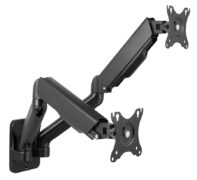 BRATECK επιτοίχια βάση για 2x οθόνες LDA32-114, 17-32", έως 9kg 1