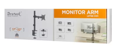 BRATECK βάση γραφείου οθόνης LDT66-C011, 17-32", έως 9kg 6