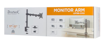 BRATECK βάση γραφείου οθόνης LDT66-C012, 17-32", έως 9kg 5