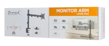 BRATECK βάση γραφείου οθόνης LDT66-C012, 17-32", έως 9kg 5