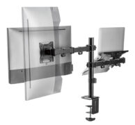BRATECK βάση γραφείου οθόνης LDT66-C024ML, 17-32", έως 9kg, με θέση για laptop 12 BRATECK βάση γραφείου οθόνης LDT66-C024ML, 17-32", έως 9kg, με θέση για laptop 4