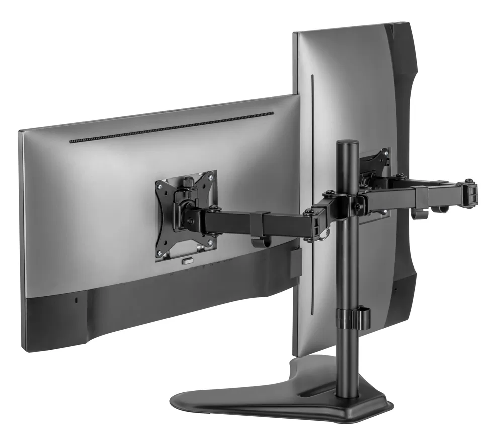 BRATECK βάση γραφείου για 2x οθόνες LDT66-T024, 17-32", έως 9kg 4 BRATECK βάση γραφείου για 2x οθόνες LDT66-T024, 17-32", έως 9kg - Image 2