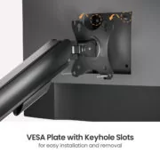 BRATECK βάση γραφείου οθόνης LDT97-C012PE, 17-32", έως 9kg 3
