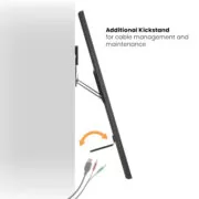 BRATECK επιτοίχια βάση τηλεόρασης LED-1944, 32-65", έως 75kg, ultra slim, fixed 2