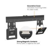 BRATECK επιτοίχια βάση τηλεόρασης LED-1944, 32-65", έως 75kg, ultra slim, fixed 11 BRATECK επιτοίχια βάση τηλεόρασης LED-1944, 32-65", έως 75kg, ultra slim, fixed 4