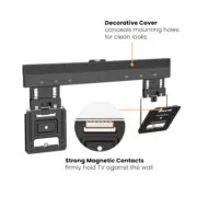 BRATECK επιτοίχια βάση τηλεόρασης LED-1944, 32-65", έως 75kg, ultra slim, fixed 4