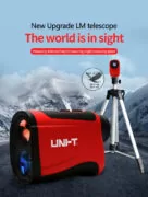 UNI-T laser μετρητής εύρους απόστασης LM1000, 7x οπτικό ζουμ 2