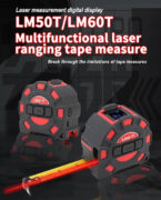 UNI-T ψηφιακό μέτρο laser LM60T, έως 60m, m/ft/in, με μετροταινία 5m 2
