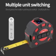 UNI-T ψηφιακό μέτρο laser LM60T, έως 60m, m/ft/in, με μετροταινία 5m 4