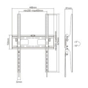 BRATECK επιτοίχια βάση τηλεόρασης LP42-64AT, 37-75", έως 75kg, οριζόντια 16 BRATECK επιτοίχια βάση τηλεόρασης LP42-64AT, 37-75", έως 75kg, οριζόντια 7