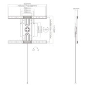 BRATECK επιτοίχια βάση τηλεόρασης LP69-46F , 37-80", έως 50kg 20 BRATECK επιτοίχια βάση τηλεόρασης LP69-46F , 37-80", έως 50kg 9