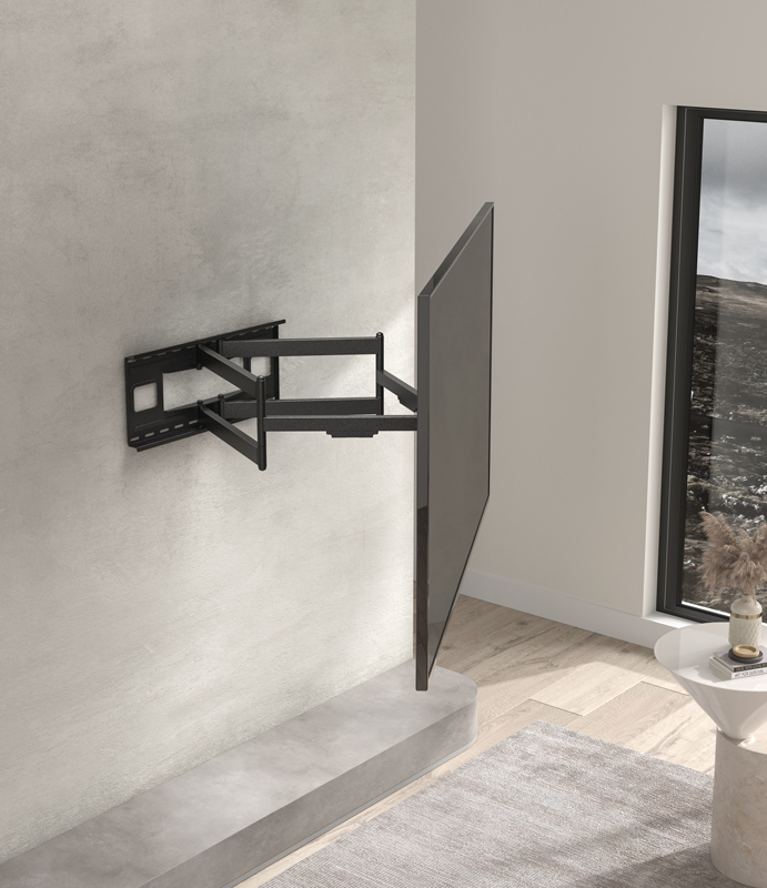 BRATECK επιτοίχια βάση τηλεόρασης LPA49-486XLD, 43-90", 80kg, heavy duty, full motion 4 BRATECK επιτοίχια βάση τηλεόρασης LPA49-486XLD, 43-90", 80kg, heavy duty, full motion - Image 2
