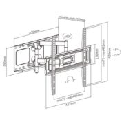 BRATECK επιτοίχια βάση LPA69-446 για τηλεόραση 32-70", full motion, 45kg 16 BRATECK επιτοίχια βάση LPA69-446 για τηλεόραση 32-70", full motion, 45kg 7
