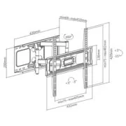 BRATECK επιτοίχια βάση LPA69-446 για τηλεόραση 32-70", full motion, 45kg 16 BRATECK επιτοίχια βάση LPA69-446 για τηλεόραση 32-70", full motion, 45kg 7