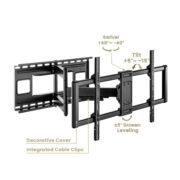 BRATECK επιτοίχια βάση τηλεόρασης LPA77-483, 43-90", 80kg, heavy duty, full motion 14 BRATECK επιτοίχια βάση τηλεόρασης LPA77-483, 43-90", 80kg, heavy duty, full motion 5