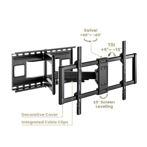 BRATECK επιτοίχια βάση τηλεόρασης LPA77-483, 43-90", 80kg, heavy duty, full motion 7 BRATECK επιτοίχια βάση τηλεόρασης LPA77-483, 43-90", 80kg, heavy duty, full motion - Image 5