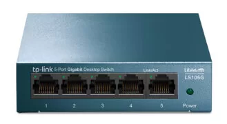 TP-LINK Desktop Switch LS105G, 5-port 10/100/1000Mbps, V.4.40 3